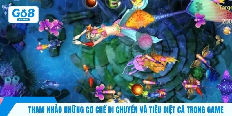 Tham khảo những cơ chế di chuyển và tiêu diệt cá trong game